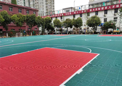 航天第五小学篮球场项目