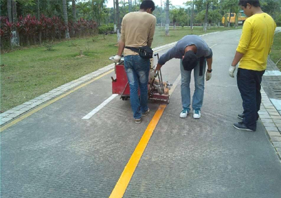 西安交通大学热熔标线项目